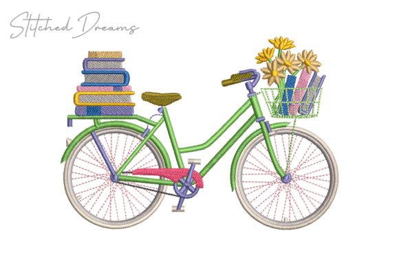 Blooming Ride Embroidery Design: Bringing Spring to Your Stitches