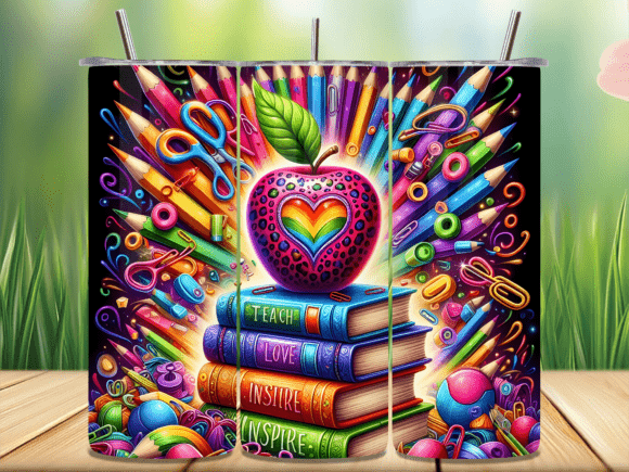 Education Teacher Supplies Tumbler Wrap
