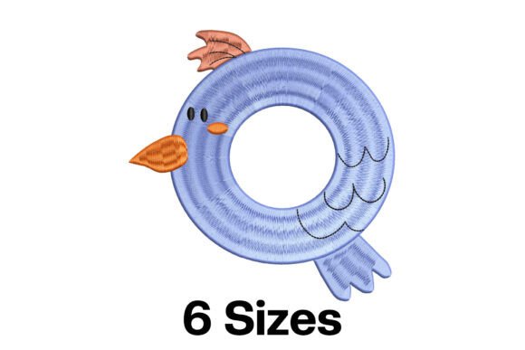 Funny Quail Alphabet Letter Q: A Practical Review of a Whimsical Embroidery Asset