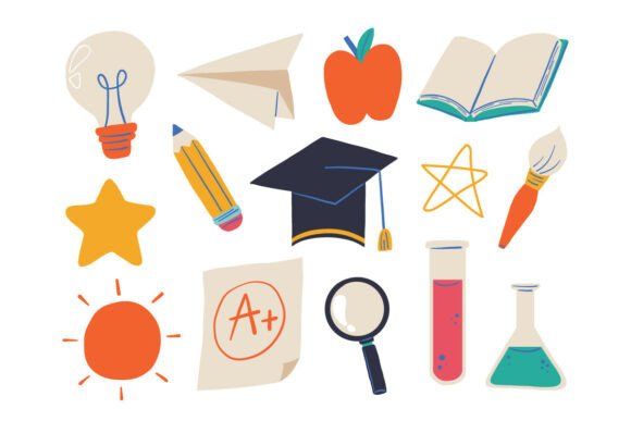 Hand Drawn Education School Collection