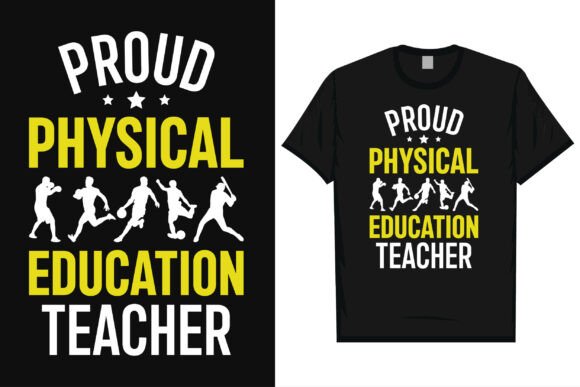 Proud Physical Education Teacher Tshirt Design