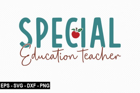 Special Education Teacher T Shirt Design Assets