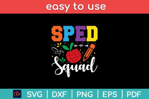 SPED Squad Special Education Teacher Svg